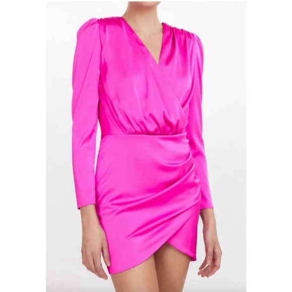 Generation Love Miley White Long Sleeve Satin Mini Dress - Picture 9 of 9